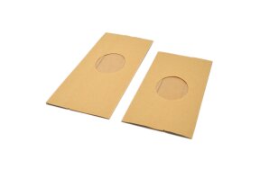 KRAFT PAPER BAGS WITH ROUND WINDOW